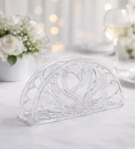 Servilletero Cisne Arra Transparente – Modelo 2807