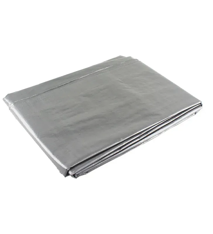 Lona Profesional 3x3 m Plata Impermeable con Protección UV