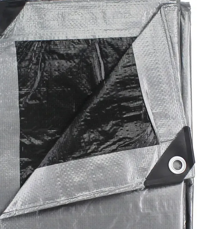 Lona Profesional 3x3 m Plata Impermeable con Protección UV