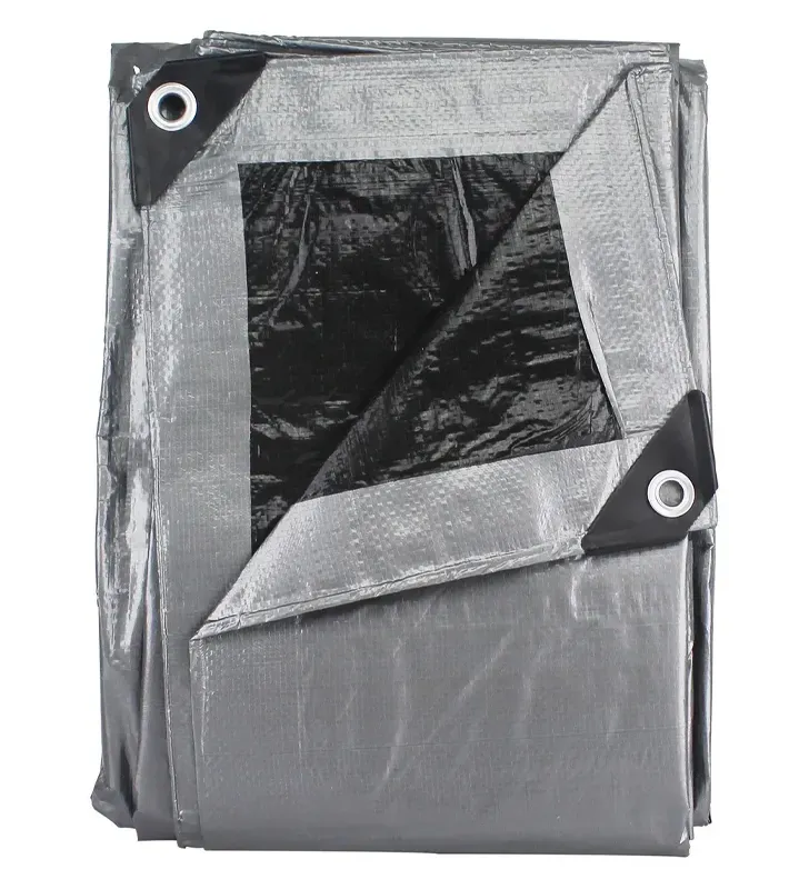 Lona Profesional 3x3 m Plata Impermeable con Protección UV