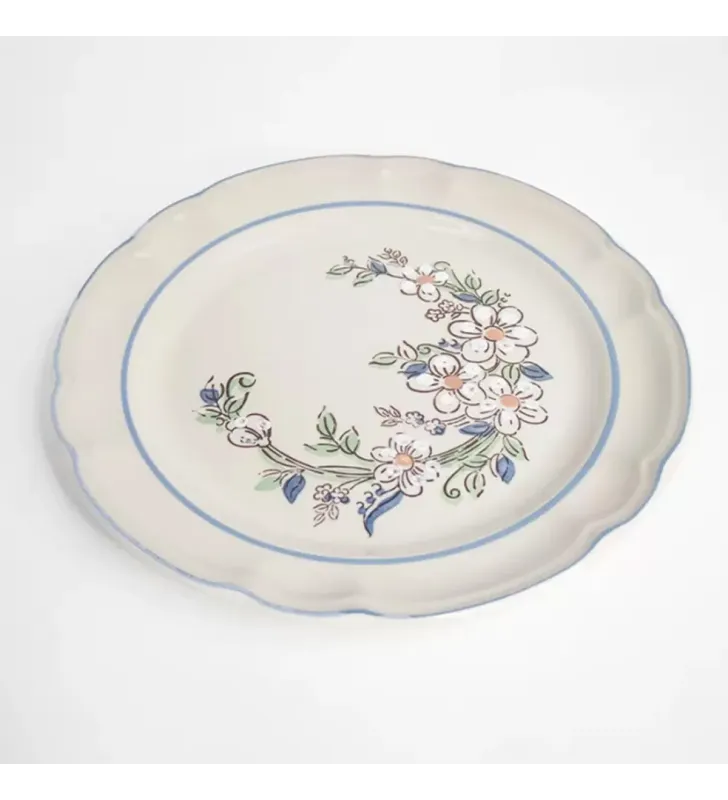 Plato Trinche Decoración Victoria | Elegancia para tu Mesa-SANTA ANITA