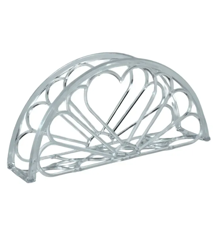 Servilletero Corazón Arra Transparente – Modelo 2745.01