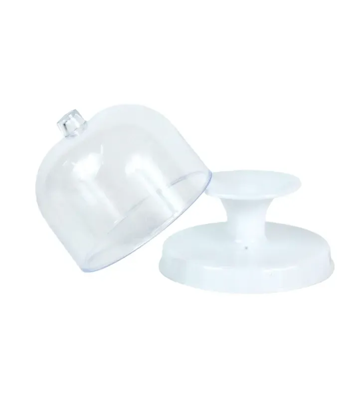 Mini Pedestal Blanco con Domo Arra – Modelo 3312.01 Gourmet