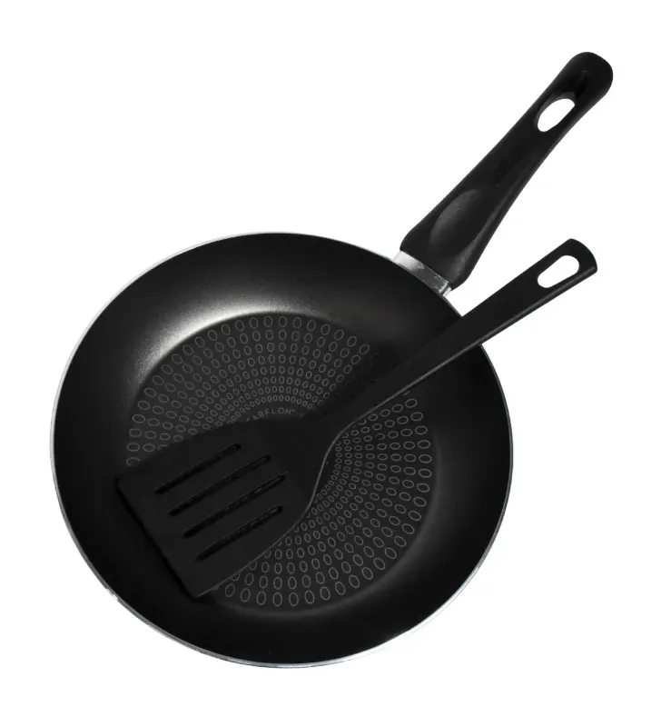 Sartén Tramontina 24 cm con Espátula – Antiadherente Starflon Max