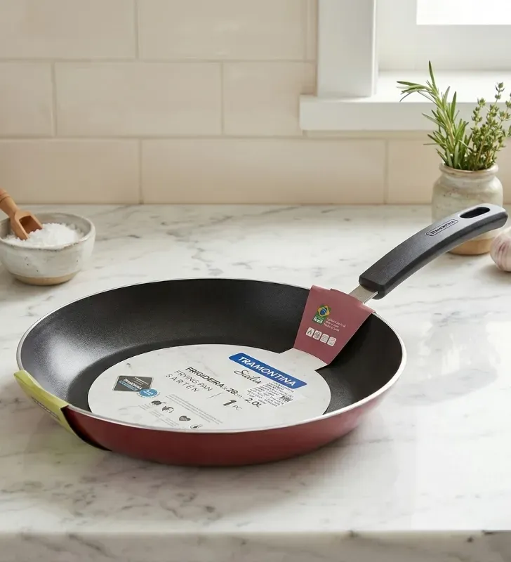 Sartén Tramontina Sicilia 28 cm 2L – Starflon Excellent Rojo