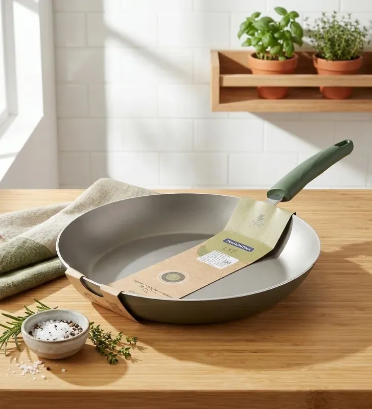 Sartén Tramontina Lyf 28 cm Verde – Antiadherente Starflon Max