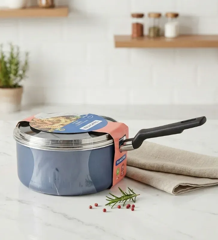 Cazo Tramontina Turim 18 cm Azul – Antiadherente Starflon Max