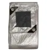 Lona Uso Pesado 5x6m Gris Impermeable con Protección UV