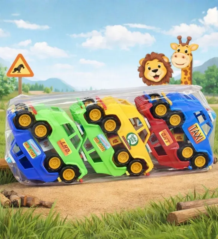 Set de 6 Camionetas Zafari con Torreta – Maquiladora Nacional