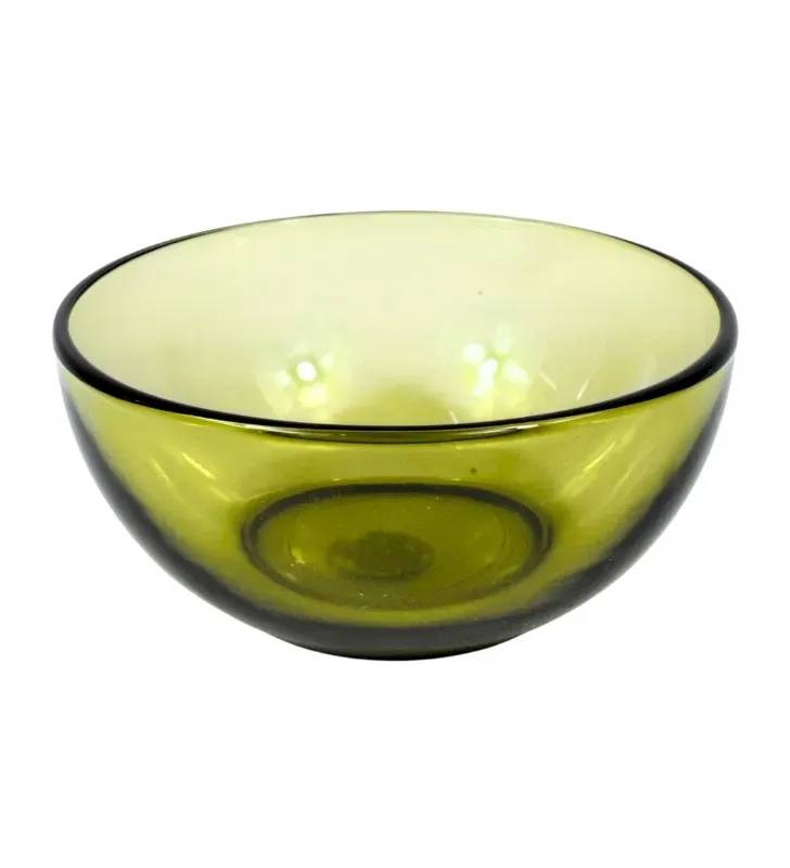 Tazón de Vidrio Crisa 760 ml Verde Olivo – Modelo 5848