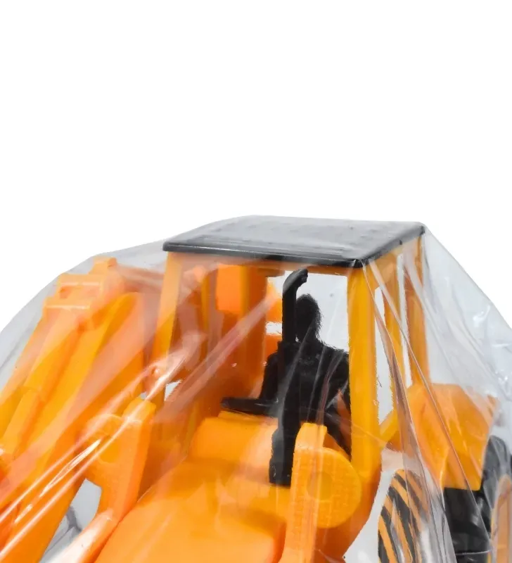 Excavadora de Juguete con Mano de Chango – Amarillo y Negro