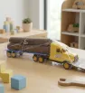 Tráiler Leñero Industrial de Juguete – Incluye 3 Troncos