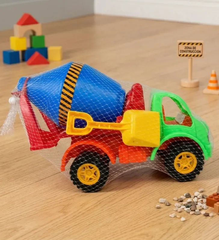 Camión Revolvedora de Juguete con Pala – Maquiladora Nacional