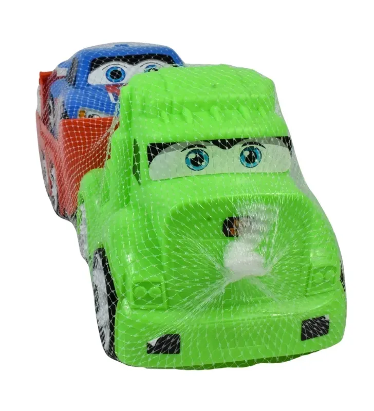 Mini Tráiler con Plataforma y Carrito – Juguete Nacional