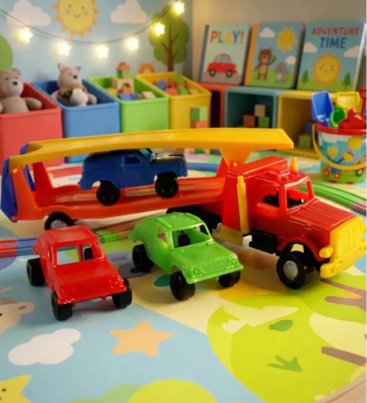 Tráiler Nodriza Chico con 3 Carritos – Maquiladora Nacional