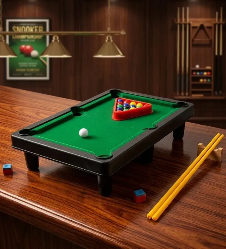 Mesa de Billar Infantil Kimbo SH769401 – Plástico Resistente