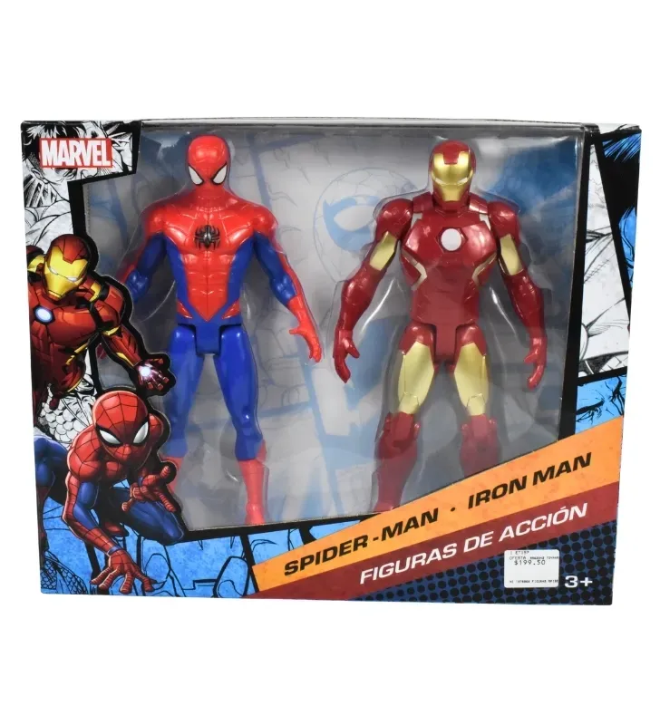 Set de Figuras Spider-Man e Iron Man Toymark – T378866