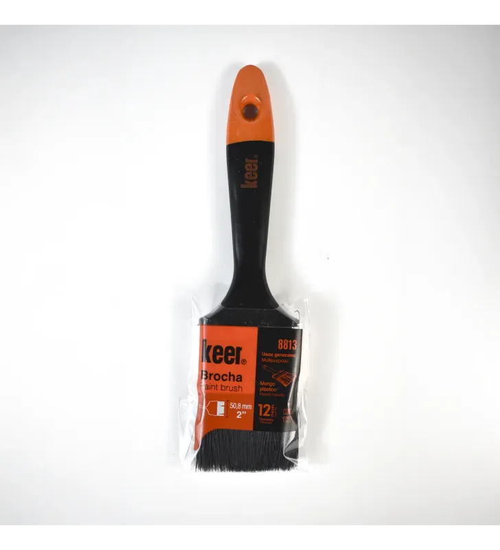 Brocha Keer 8813 2″ con Mango Plástico – Cerdas Mixtas