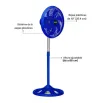 Ventilador de Pedestal Taurus Practika 10" Azul – M94406620