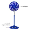 Ventilador de Pedestal Taurus Practika 10" Azul – M94406620