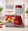 Licuadora Black + Decker Roja 10 Vel. Vidrio – BL1000RG