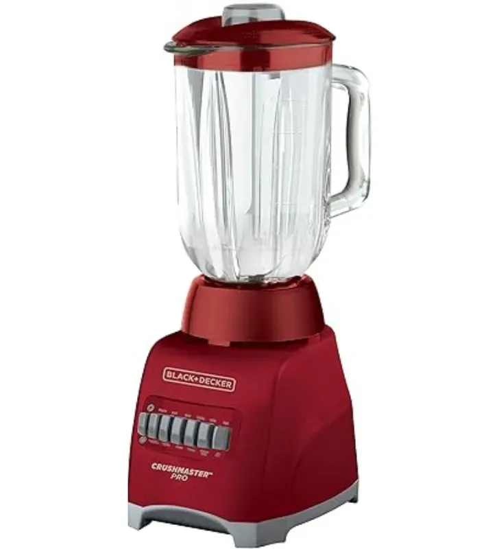 Licuadora Black + Decker Roja 10 Vel. Vidrio – BL1000RG