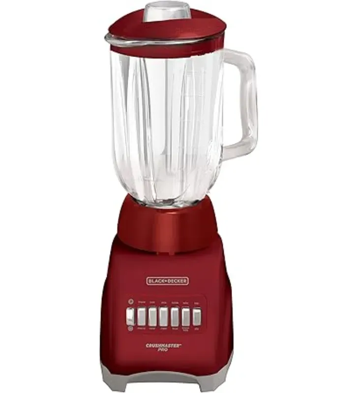 Licuadora Black + Decker Roja 10 Vel. Vidrio – BL1000RG