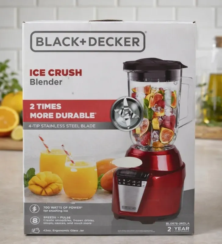 Licuadora Black + Decker BL0876-2RDLA – Potencia y Durabilidad