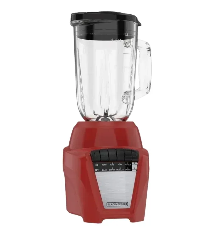 Licuadora Black + Decker 700W 8 Vel. Vidrio – BL0876-1RDLA