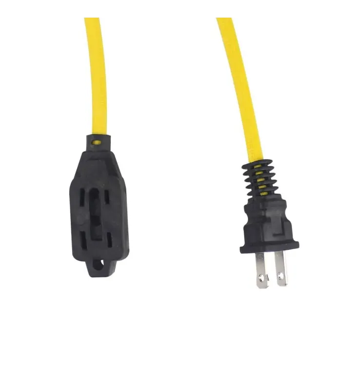 Extensión Uso Rudo Keer 3 m 2435 – 7 A, Amarilla, Doble Aislamiento