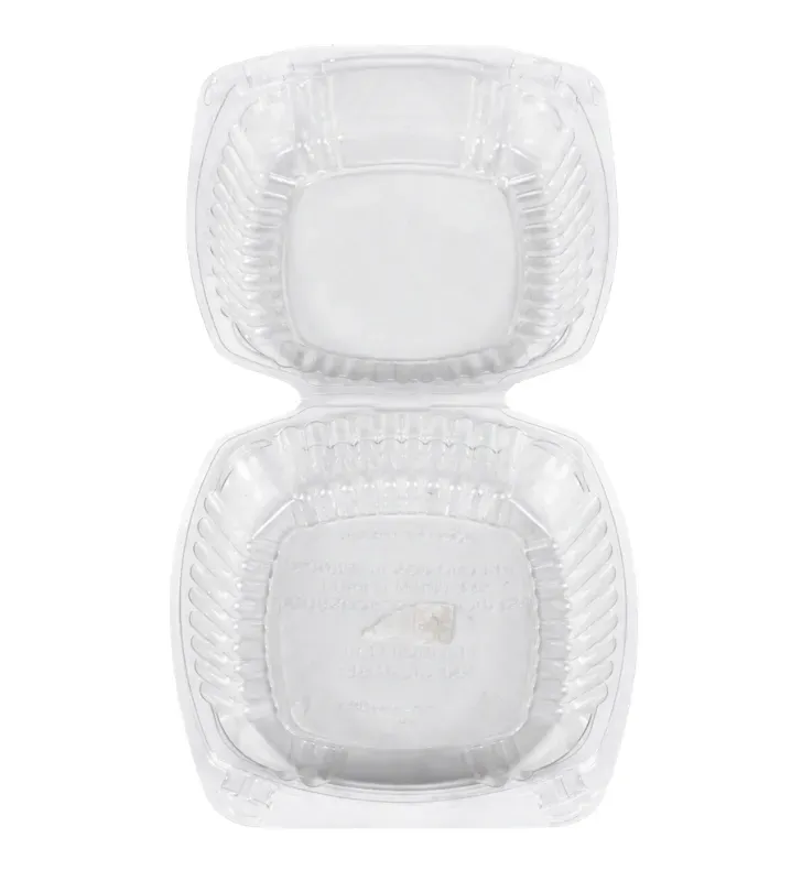 Domo Plástico INIX 15x14 PET – Contenedor Cuadrado Transparente