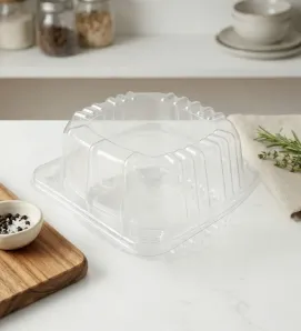 Domo de Poliestireno INIX 1110 – Contenedor Transparente para Alimentos