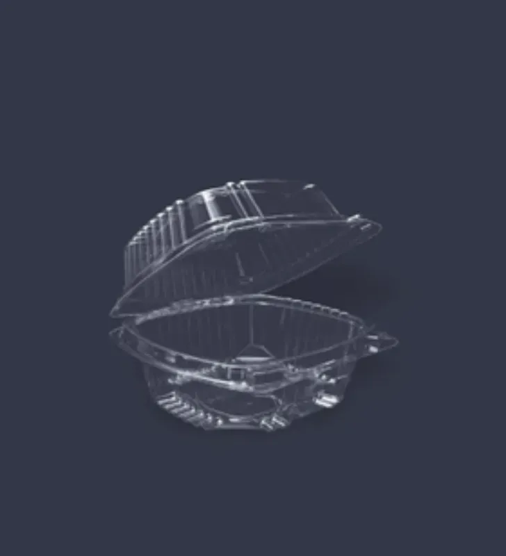 Domo de Poliestireno INIX 1110 – Contenedor Transparente para Alimentos