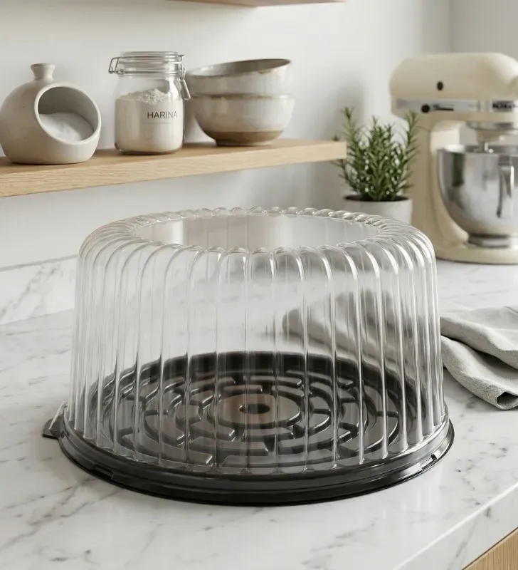 Domo para Pastel INIX P-23AN – Base y Tapa Transparente