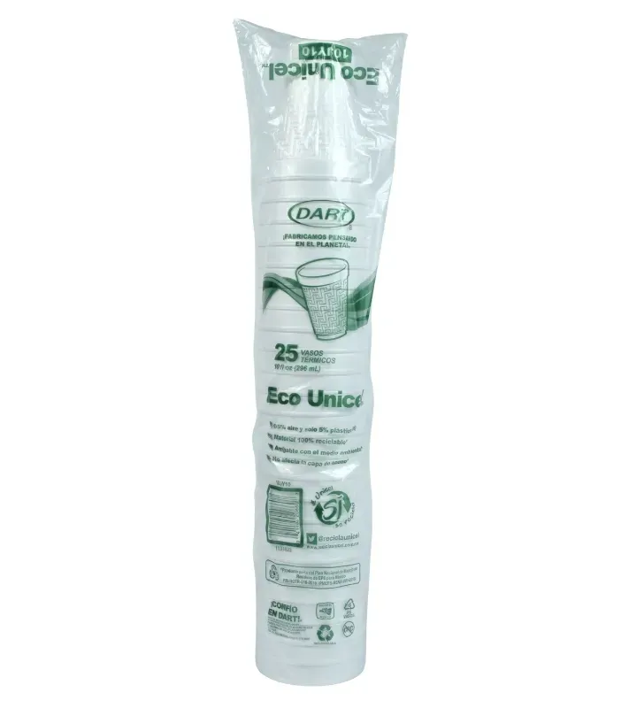 Vaso Térmico Dart 10 oz (296 ml) – Paquete 25 pzas 10JY10
