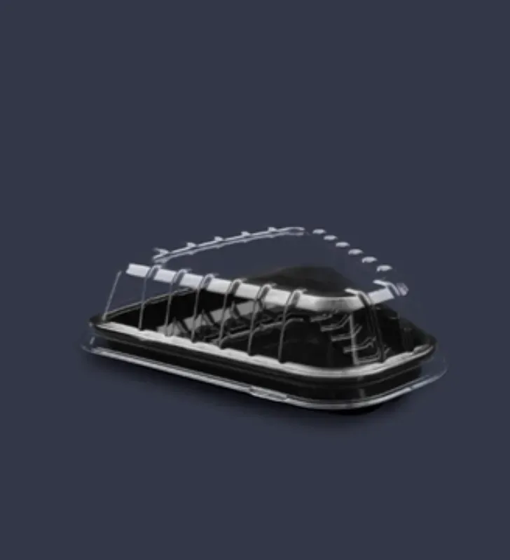 Domo de Poliestireno INIX RP22N – Contenedor trisngular Transparente