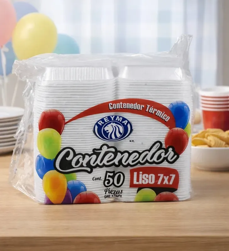 Domo Térmico Reyma 7x7 Liso – Paquete 50 Piezas