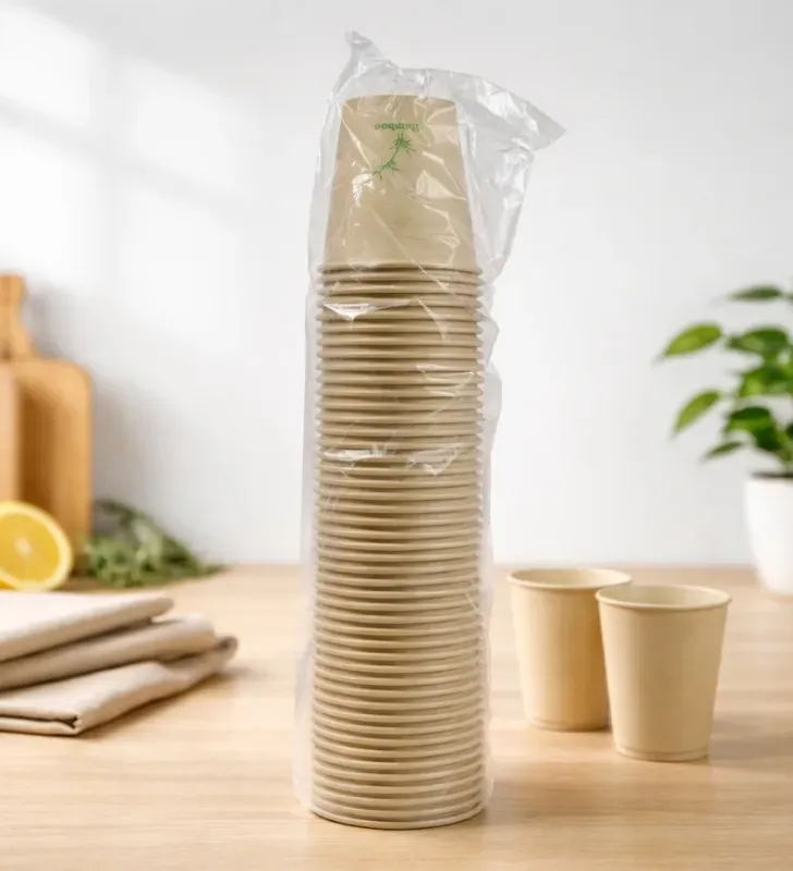 Vaso de Papel Café 12 oz (355 ml) – Paquete 50 pzas SP-VSP12
