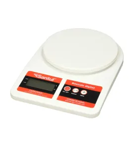 Báscula Digital Santul 5927 · 5 kg x 1 g · Cuerpo ABS · Función Tara