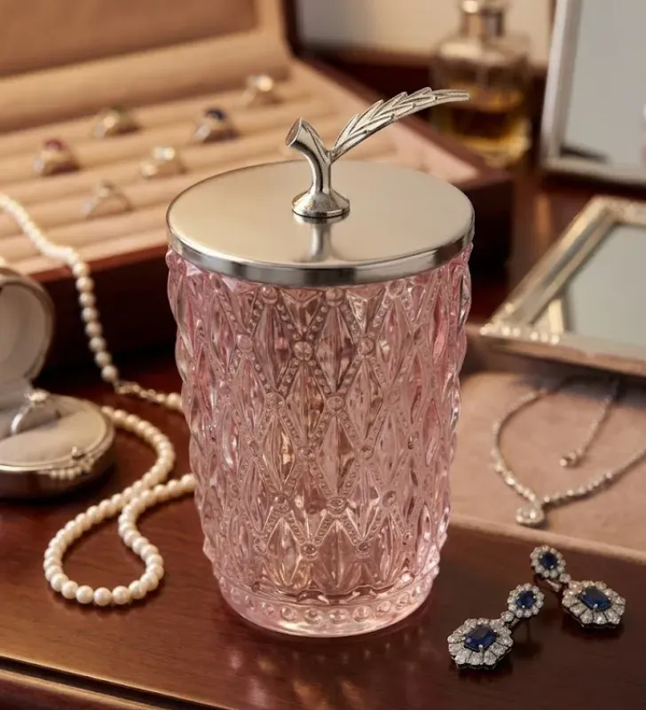 Joyero de Cristal Mexasia BL030 – Translúcido 7 x 10 cm