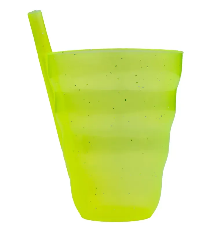 Vaso con Popote Fiesta Plásticos Bunny 300 ml – 4335