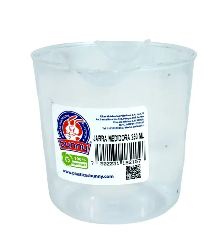 Jarra Medidora Plásticos Bunny 250 ml – Precisión y Diseño