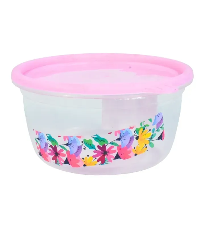 Hermético Redondo Mini Decorado Plásticos Bunny 520 ml - 4169