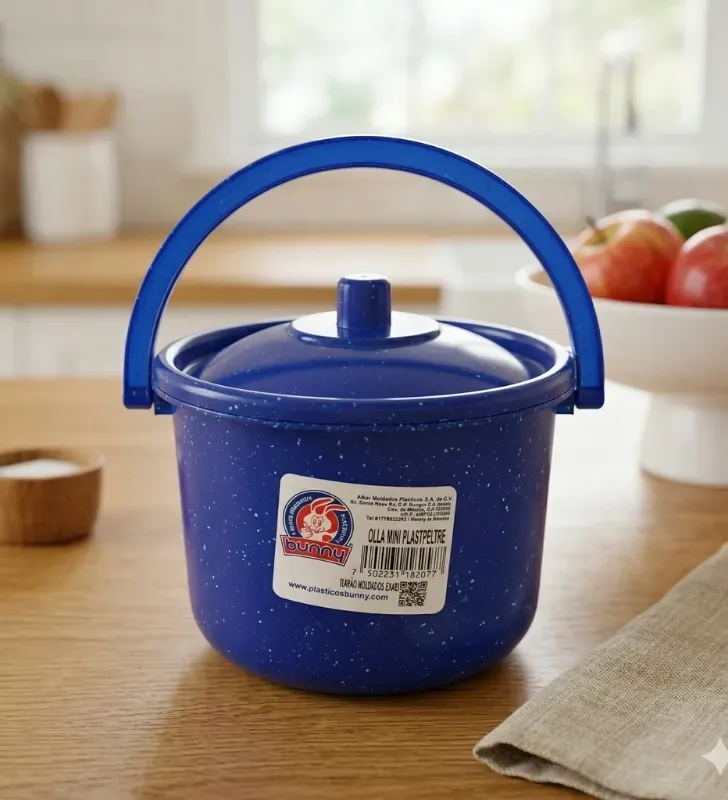 Olla Mini Plastipeltre Plásticos Bunny 850 ml – Modelo 4304