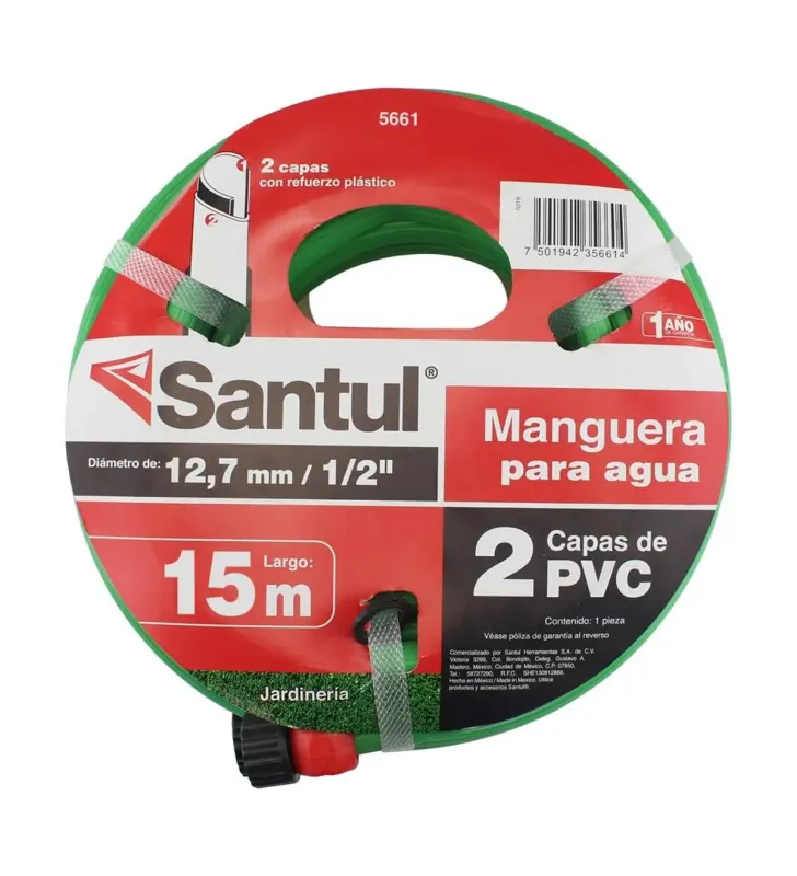 Manguera Santul 5661 – 15 m Doble Capa con Conexión