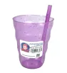 Vaso con Popote Fiesta Plásticos Bunny 300 ml – 4335