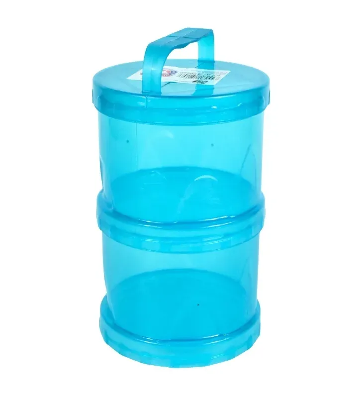 Portavianda Redondo 2 Niveles Plásticos Bunny 720 ml – 4253