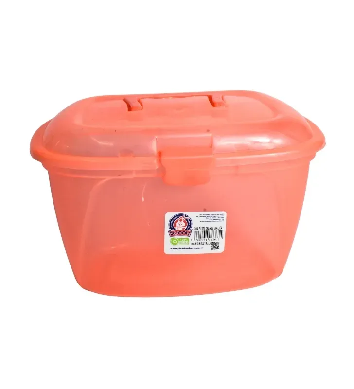 Caja Fiesta Grande Ovalada Plásticos Bunny 2 L – Modelo 4431
