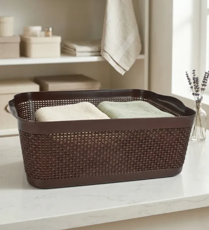 Canasta Rectangular Calada No. 30 Plásticos Bunny – Modelo 4433