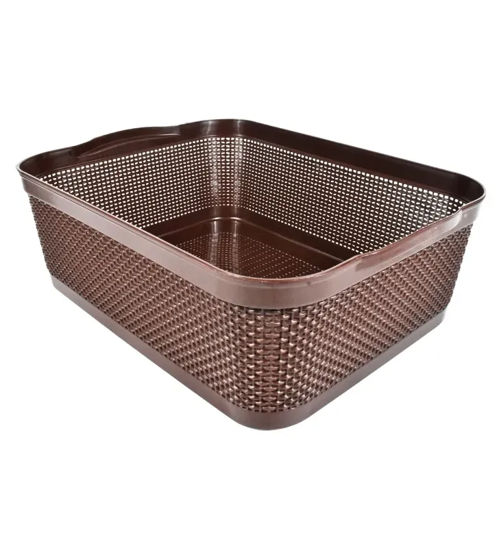 Canasta Rectangular Calada Grande No. 33 – Plásticos Bunny 4434